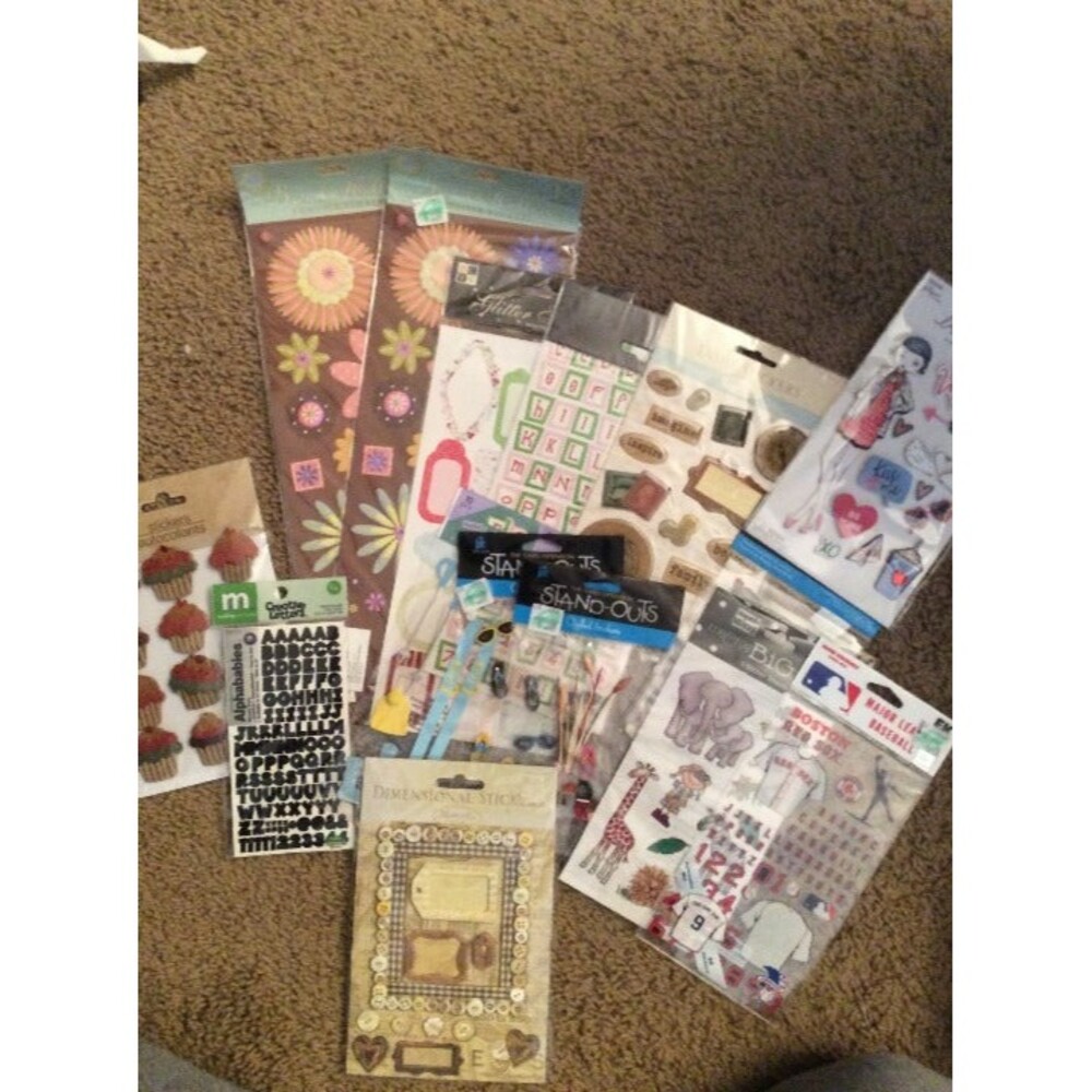 15 Packs of New Stickers B12